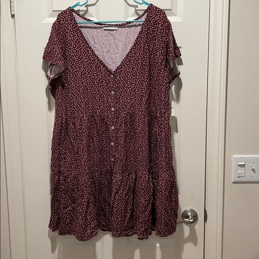 Arizona ruby red babydoll dress